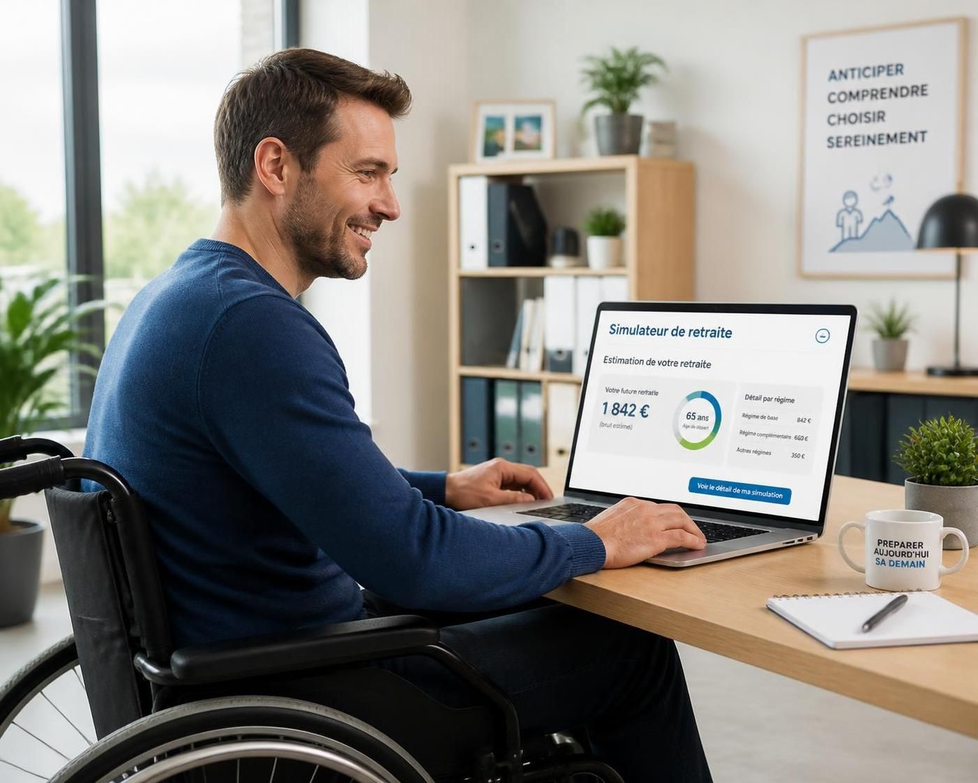 découvrez notre simulateur retraite rqth pour calculer votre départ anticipé en tant que travailleur handicapé, et préparez au mieux votre avenir dès aujourd'hui.